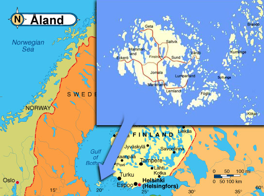 Aland Map